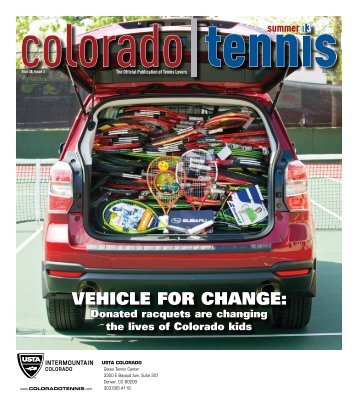 vehicle for change: - the Colorado Tennis Association