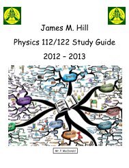 Physics Study Guides.pdf - James M. Hill Memorial High School