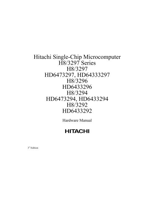 Hitachi H8/3292