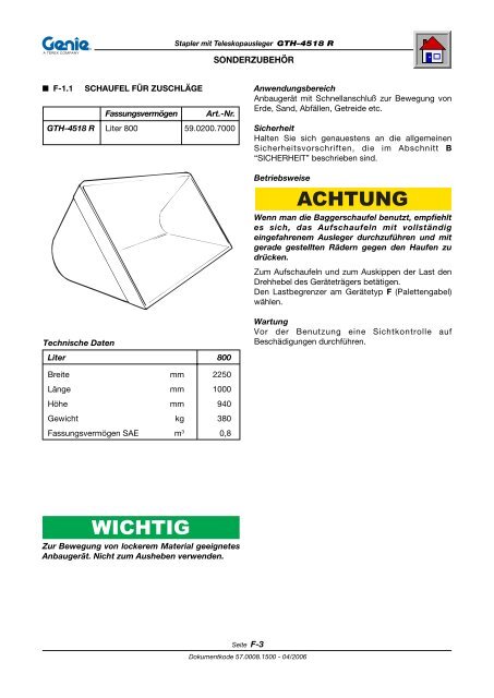 GTH-4518 R - Genie