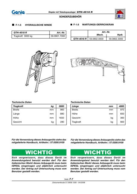 GTH-4518 R - Genie