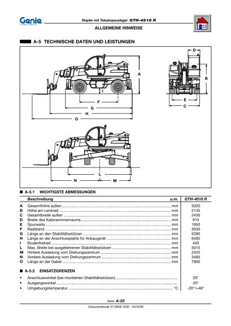 GTH-4518 R - Genie