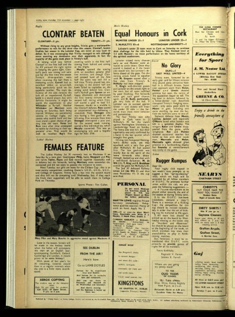 Trinity News Archive