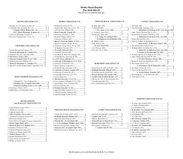 Henley Royal Regatta draw (pdf) - British Rowing