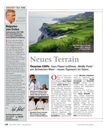 Neues Terrain - Thracian Cliffs Golf & Beach Resort