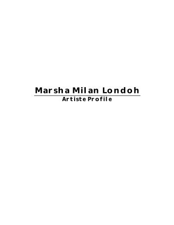Biodata - Marsha Milan Londoh