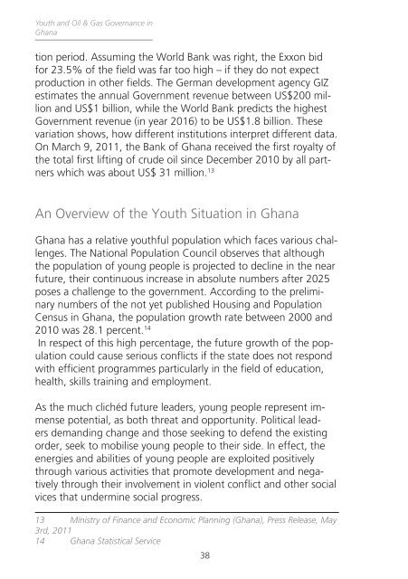 Youth and Oil & Gas Governance in Ghana - Friedrich-Ebert-Stiftung ...