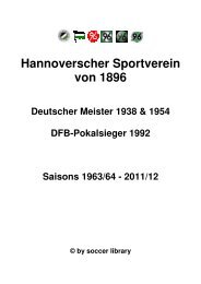 Hannoverscher Sportverein von 1896 - soccer library