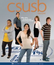 04 Fall2.indd CSUSB Magazine California State University San