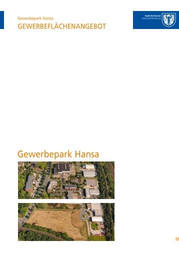 Gewerbepark Hansa - WirtschaftsfÃ¶rderung Dortmund