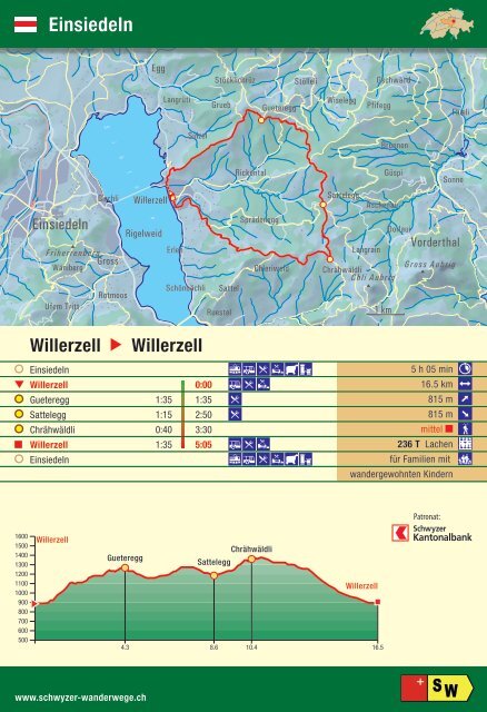 Sihlsee-Höhenwanderung - Schwyzer Wanderwege