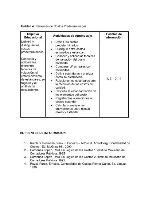 Contabilidad de Costos_LAE.pdf - Manual Normativo AcadÃ©mico ...