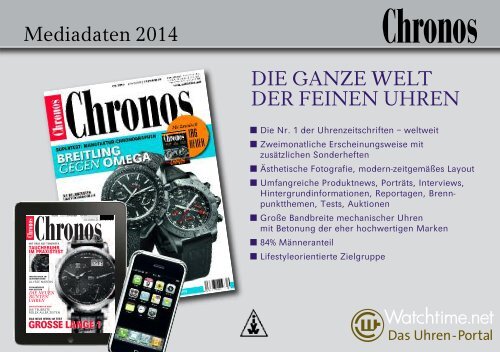 Mediadaten Chronos - Watchtime.net