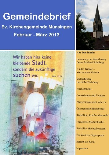 Gemeindebrief_Februar-März_2013.pdf - Evangelische ...