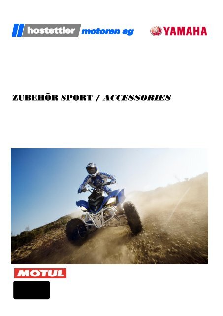 ZUBEHÖR SPORT / ACCESSORIES