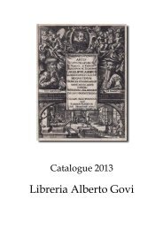 Catalogo 2013.pdf - Libreria Antiquaria Alberto Govi