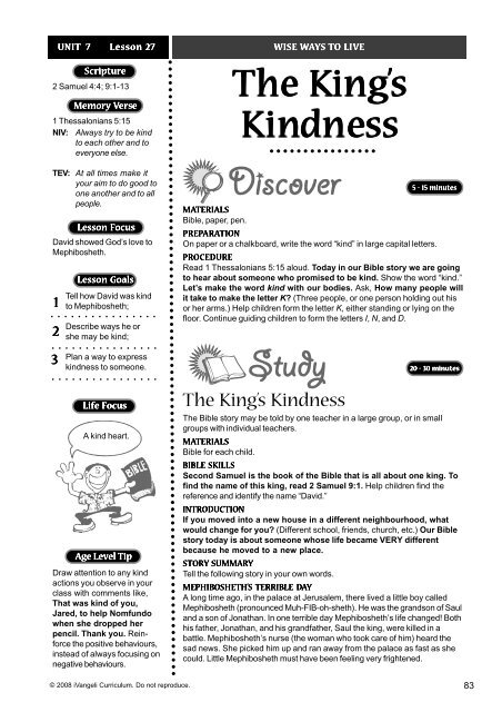Primary Teacher Guide (PDF) - ivangeli