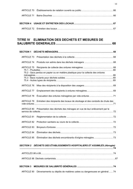 Le rÃ©glement sanitaire dÃ©partemental du 95 - ARS Ile-de-France