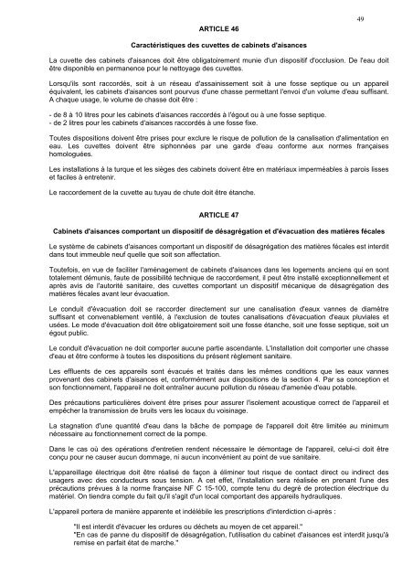 Le rÃ©glement sanitaire dÃ©partemental du 95 - ARS Ile-de-France