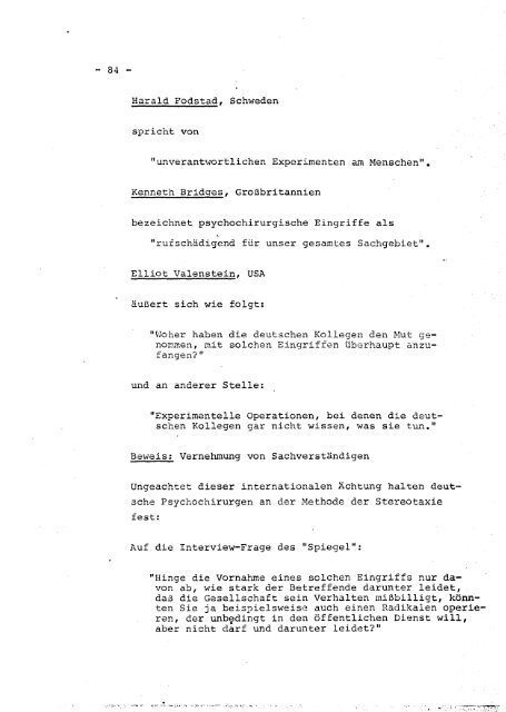 Anklageschrift and die IUK wegen des Todes von Ulrike Meinhof