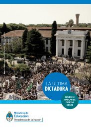 Cuadernillo La Ãºltima dictadura - Ministerio de EducaciÃ³n