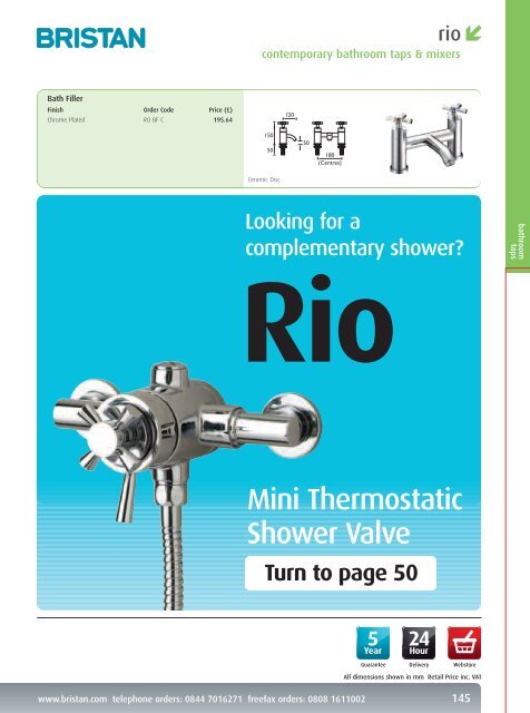 Mini Thermostatic Shower Valve