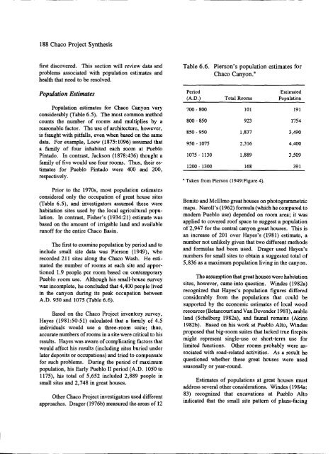 Culture and Ecology of Chaco Canyon and the San Juan Basin