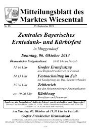 September 2013 - Markt Wiesenttal