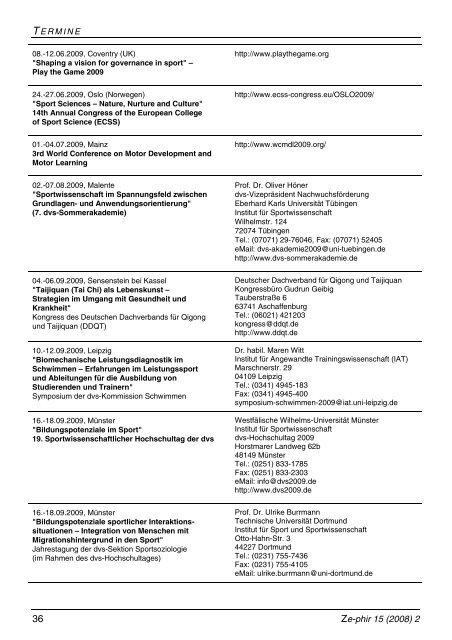 Download (PDF) - Sportwissenschaftlicher Nachwuchs