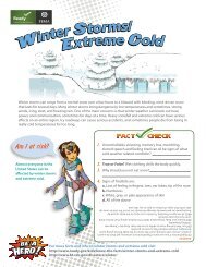 FEMA Winter Storms and Extreme Cold Fact Sheet