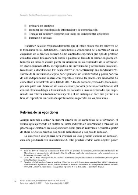 Artículo completo en formato PDF - Revista de Educación