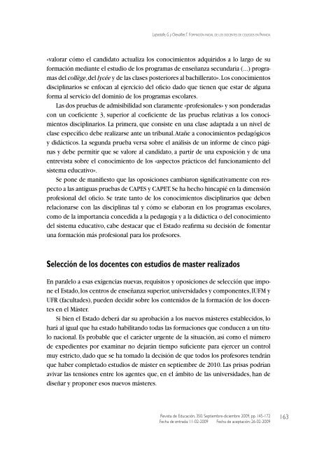 Artículo completo en formato PDF - Revista de Educación