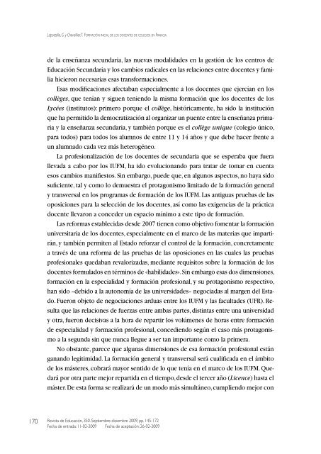 Artículo completo en formato PDF - Revista de Educación