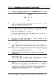 Lösungsblatt zu “Aufbau von Aminosäuren” - Index of