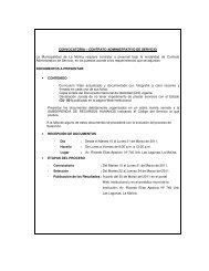 CONVOCATORIA â CONTRATO ADMINISTRATIVO DE SERVICIO ...