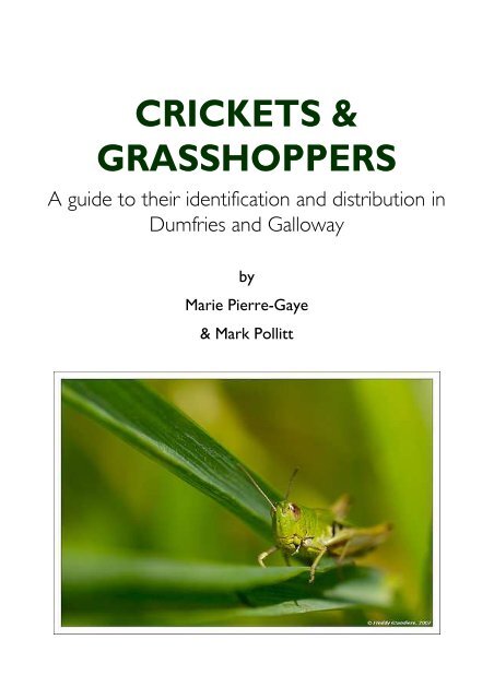 Crickets and Grasshoppers - aguide to their identification ... - DGERC