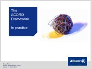 Title of the presentation - Acord