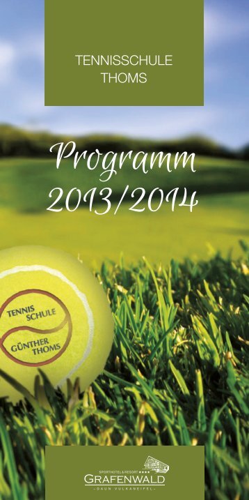 Tennis-Prospekt (PDF) - Sporthotel Resort Grafenwald