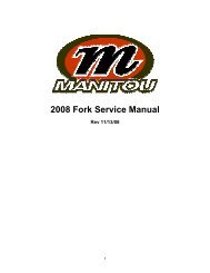 2008 Fork Service Manual - Manitou