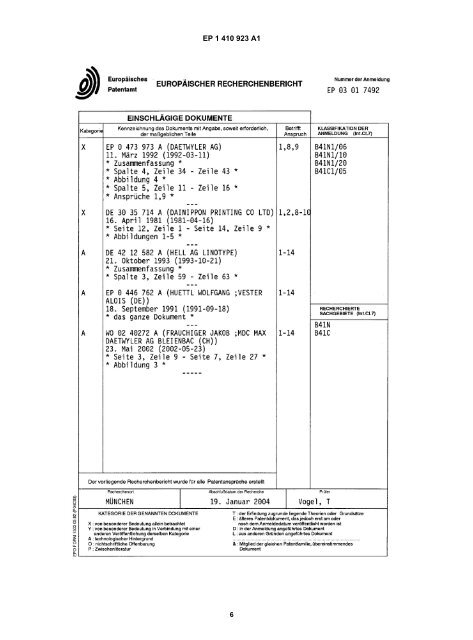 Verfahren zur Herstellung einer Druckform für den Tiefdruck ...