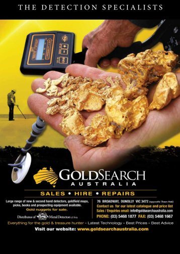 T H E   D E T E C T I O N   S P E C I A L I S T S - GoldSearch Australia