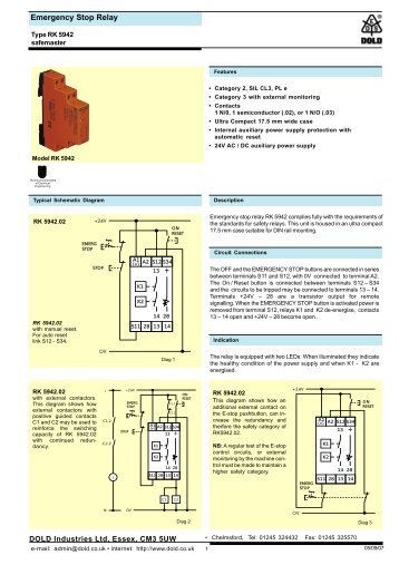 Emergency Stop Relay