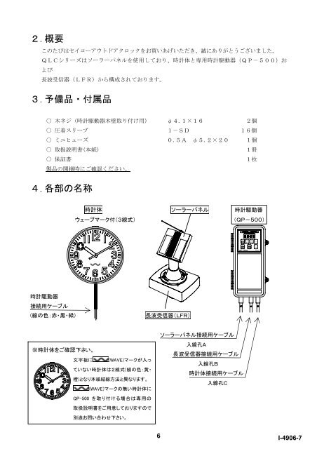 ＱＰ-５００ - セイコータイムシステム