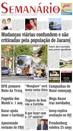 Edição 956, de 25 de novembro de 2011 - Semanário de Jacareí