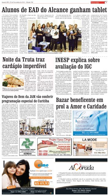 Edição 956, de 25 de novembro de 2011 - Semanário de Jacareí