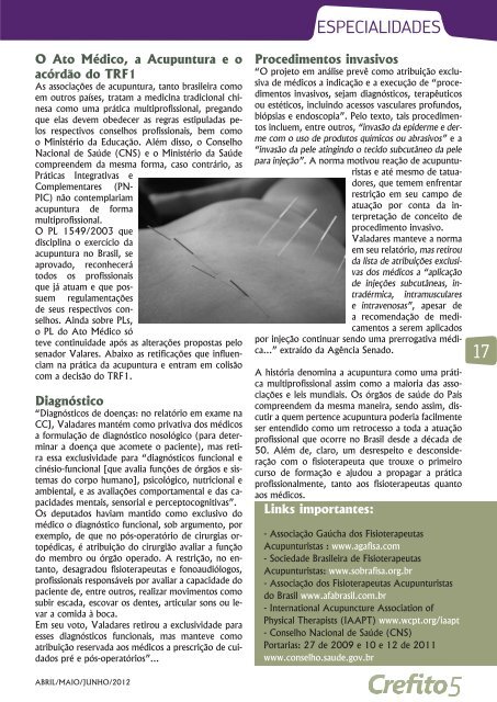 Revista Junho - Crefito5