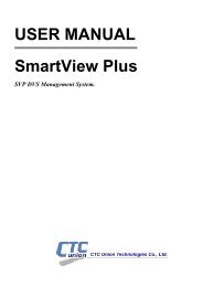 SmartView Plus User Manual - CTC Union Technologies Co.,Ltd.