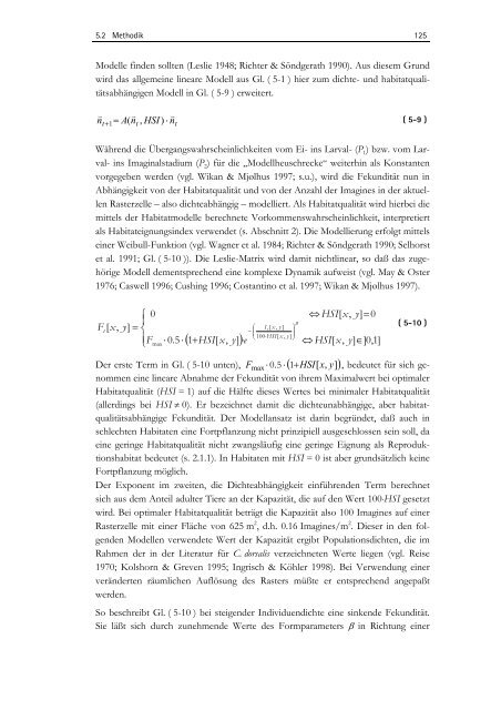 Zwischen Naturschutz und Theoretischer Ökologie: Modelle zur ...