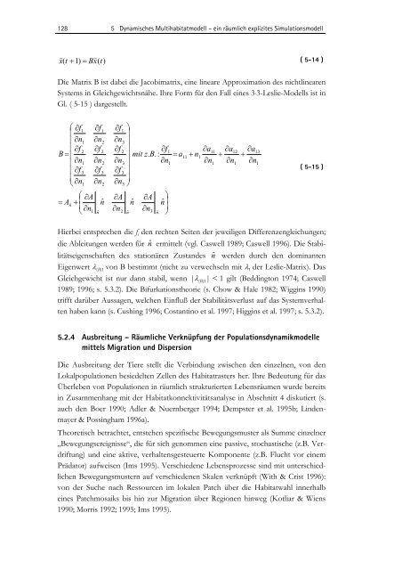 Zwischen Naturschutz und Theoretischer Ökologie: Modelle zur ...