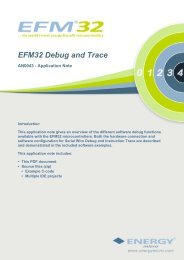 EFM32 Debug and Trace - AN0043 - Application Note - Energy Micro